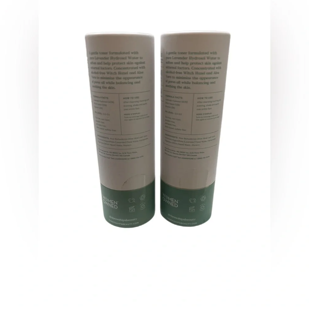 Three Ships Calm Lavender Hydrosol Toner 2 Pack - 2 oz / 60 ml each - Picture 2 of 2